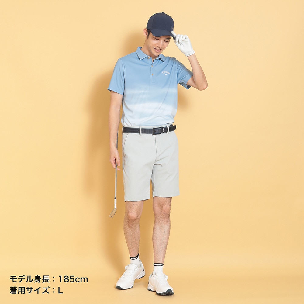 キャロウェイ（CALLAWAY）（メンズ）ゴルフウェア 接触冷感 -3℃裏クール 半袖 ポロシャツ C25134124-1111
