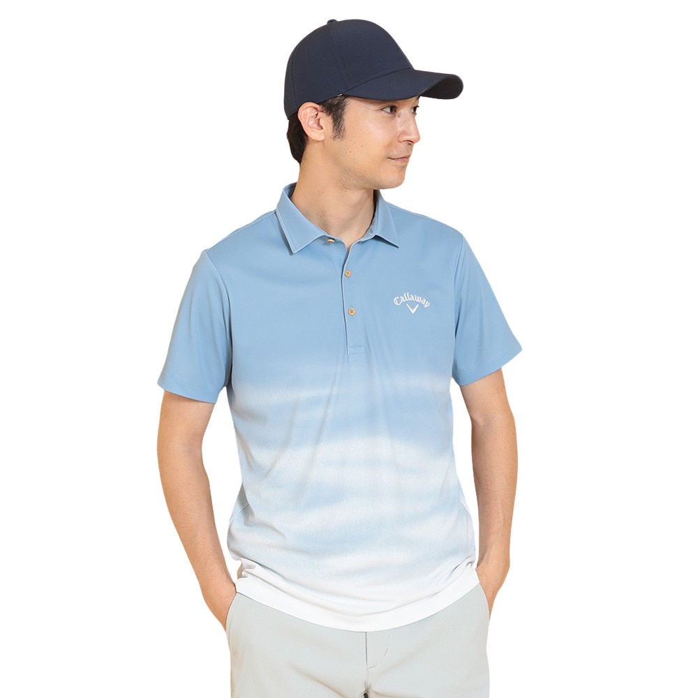 キャロウェイ（CALLAWAY）（メンズ）ゴルフウェア 接触冷感 -3℃裏クール 半袖 ポロシャツ C25134124-1111