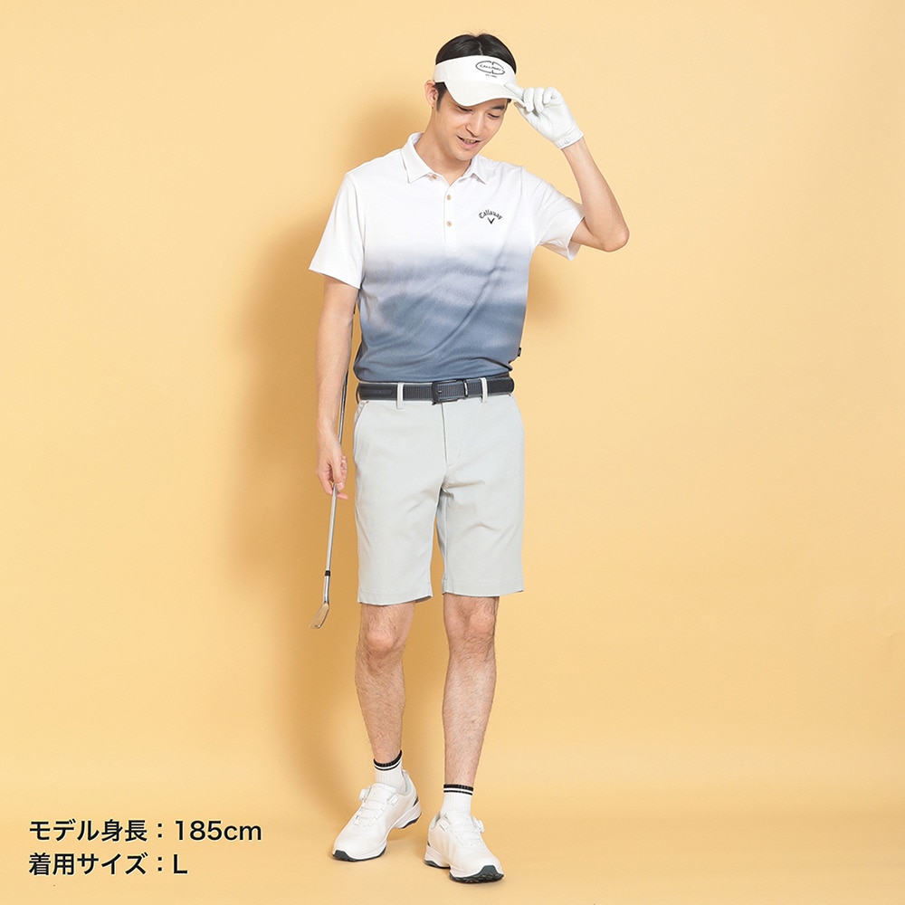キャロウェイ（CALLAWAY）（メンズ）ゴルフウェア 接触冷感 -3℃裏クール 半袖 ポロシャツ C25134124-1120