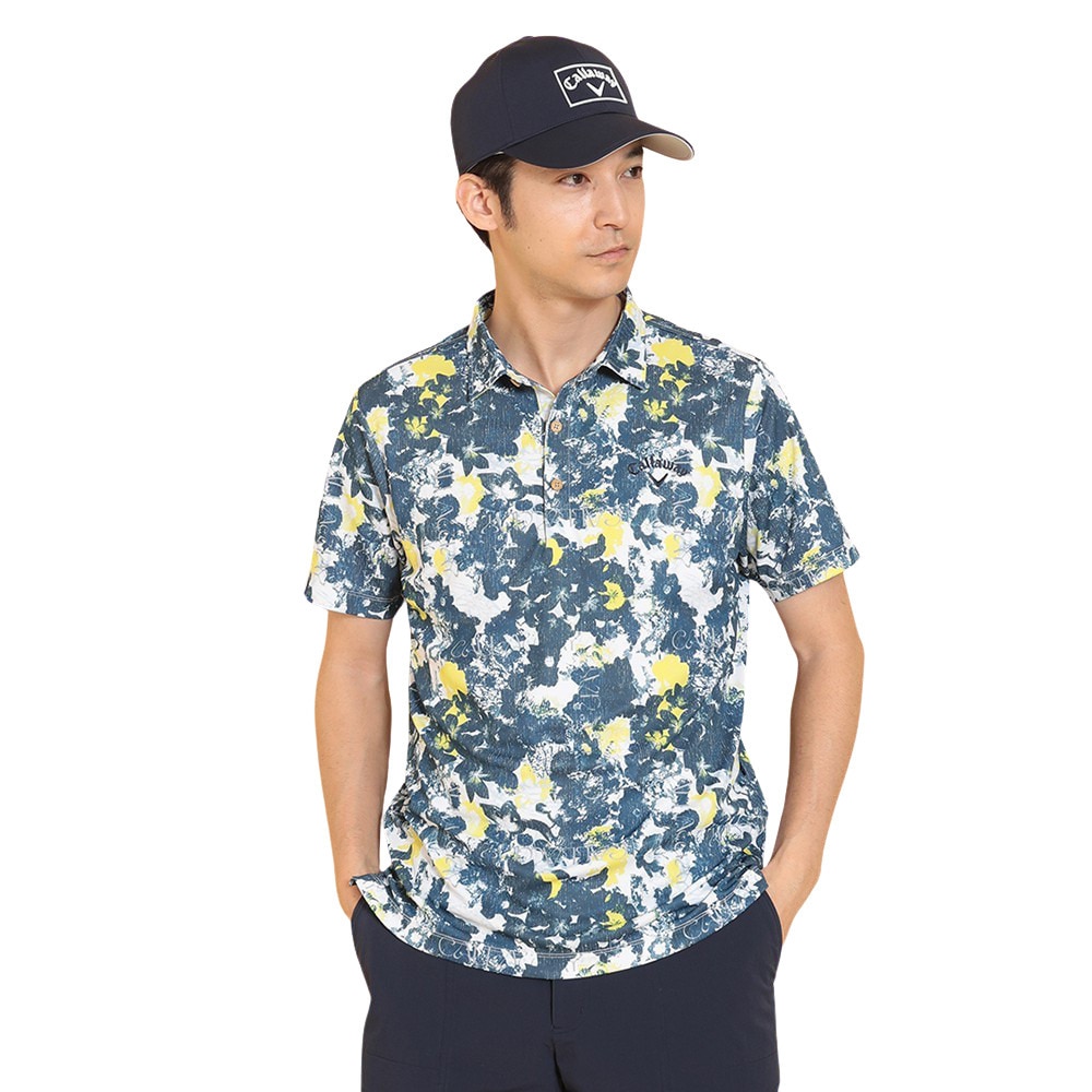 キャロウェイ（CALLAWAY）（メンズ）ゴルフウェア 接触冷感 -3℃裏クール 半袖 ポロシャツ C25134125-1030