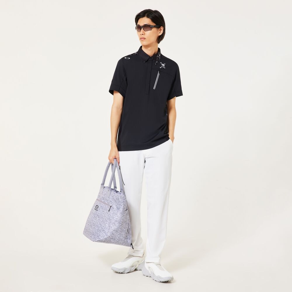 オークリー（OAKLEY）（メンズ）ゴルフウェア 吸汗速乾 SKULL WATER BALLET 半袖シャツ FOA407599-02E