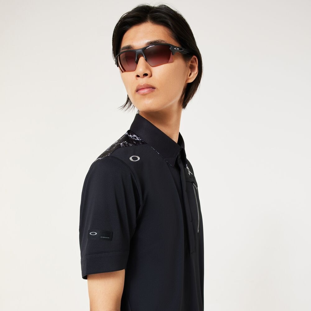 オークリー（OAKLEY）（メンズ）ゴルフウェア 吸汗速乾 SKULL WATER BALLET 半袖シャツ FOA407599-02E