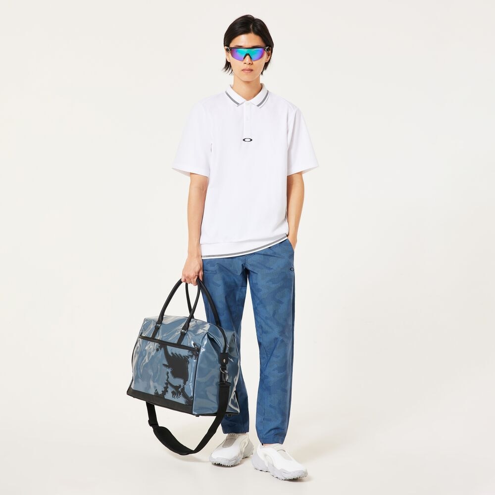 オークリー（OAKLEY）（メンズ）ゴルフウェア 吸汗速乾 O-SYNC PACK ABSTRACT HEM 半袖シャツ FOA407601-100