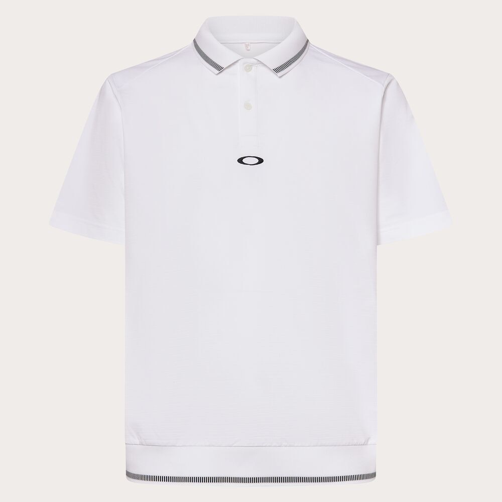 オークリー（OAKLEY）（メンズ）ゴルフウェア 吸汗速乾 O-SYNC PACK ABSTRACT HEM 半袖シャツ FOA407601-100