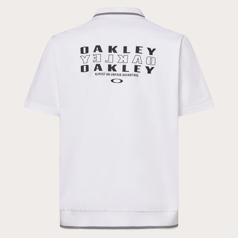 オークリー（OAKLEY）（メンズ）ゴルフウェア 吸汗速乾 O-SYNC PACK ABSTRACT HEM 半袖シャツ FOA407601-100