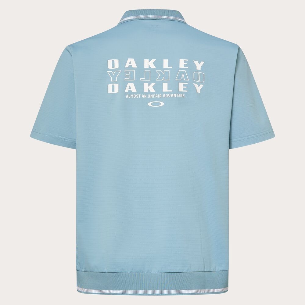 オークリー（OAKLEY）（メンズ）ゴルフウェア 吸汗速乾 O-SYNC PACK ABSTRACT HEM 半袖シャツ FOA407601-67K