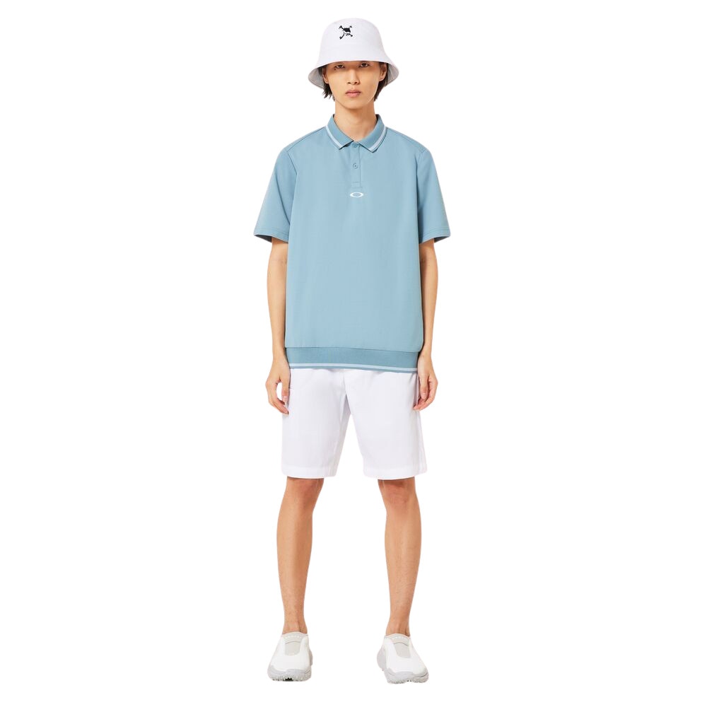 オークリー（OAKLEY）（メンズ）ゴルフウェア 吸汗速乾 O-SYNC PACK ABSTRACT HEM 半袖シャツ FOA407601-67K