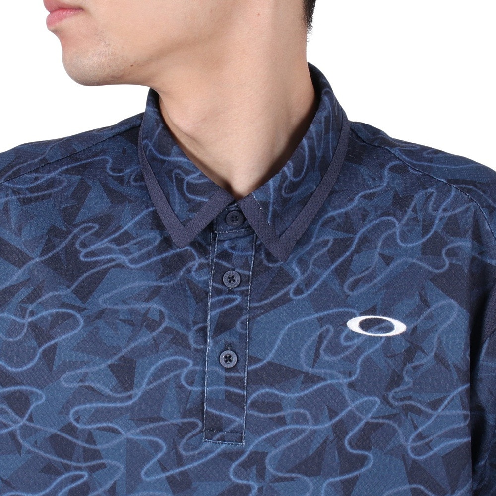 オークリー（OAKLEY）（メンズ）ゴルフウェア 吸汗速乾 O-Sync Pack Irradiation シャツ FOA407602-62K