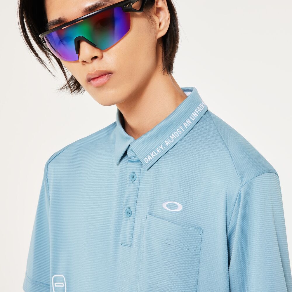 オークリー（OAKLEY）（メンズ）ゴルフウェア 吸汗速乾 RELIABLE 半袖シャツ FOA407603-67K