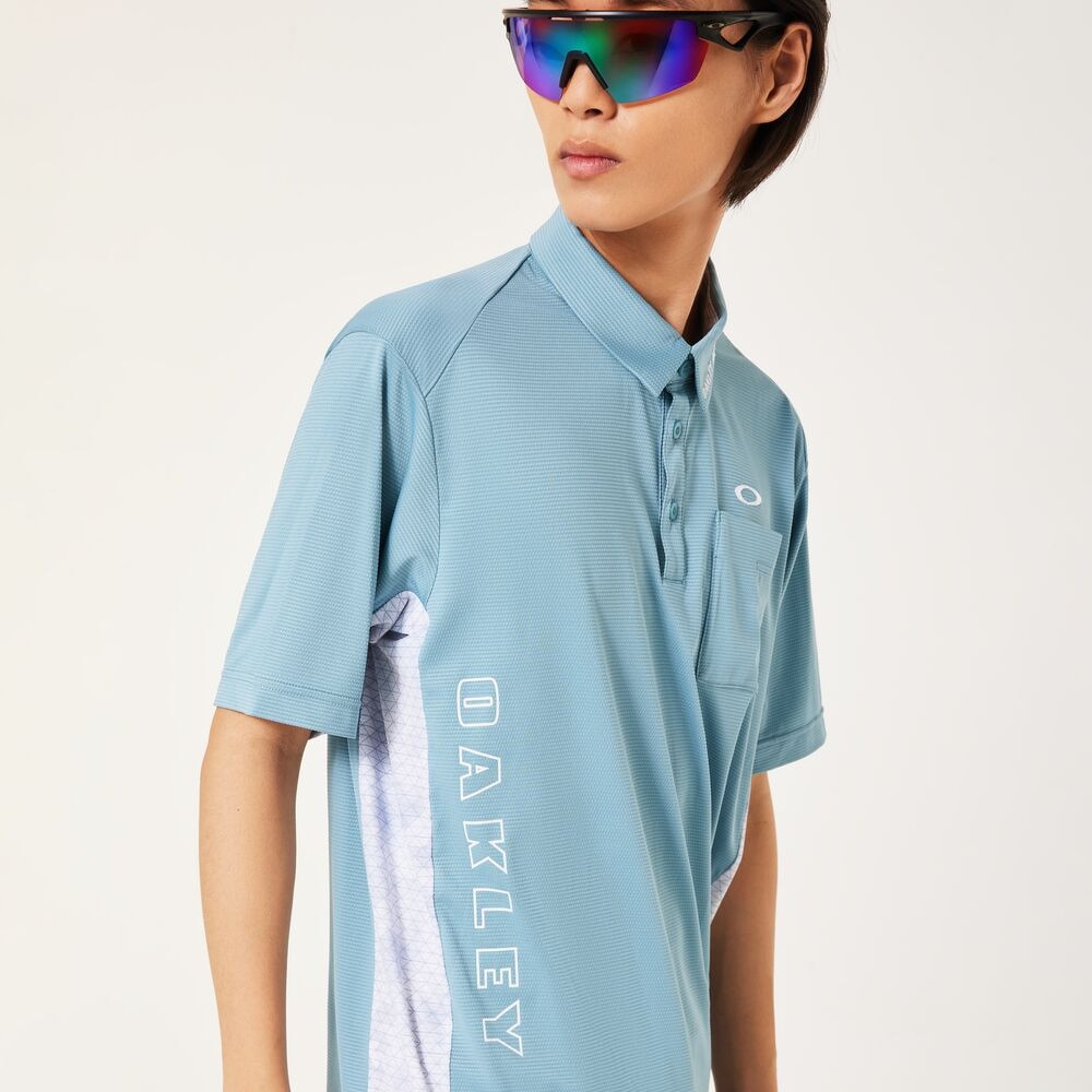 オークリー（OAKLEY）（メンズ）ゴルフウェア 吸汗速乾 RELIABLE 半袖シャツ FOA407603-67K