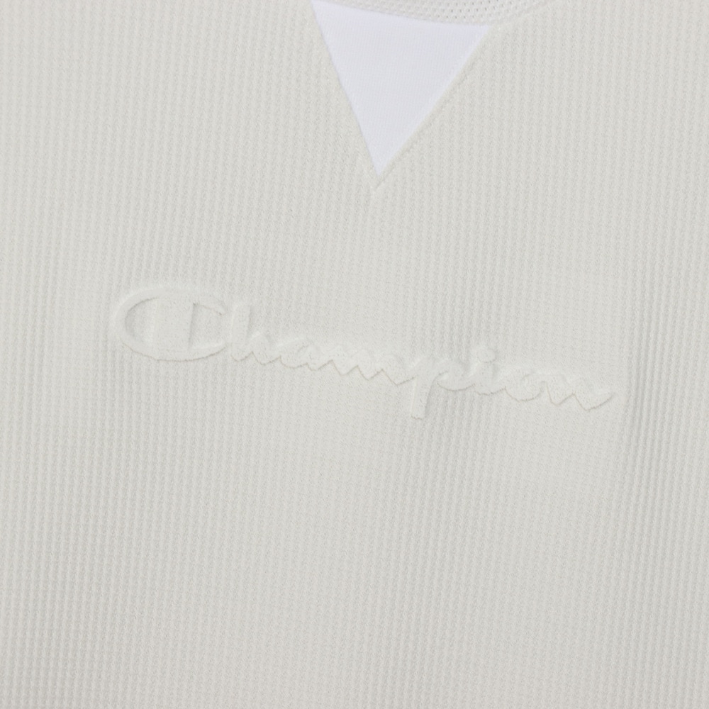 チャンピオン（CHAMPION）（メンズ）ゴルフウェア 速乾 遮熱 半袖モックネック スウェット C3-BG301 020