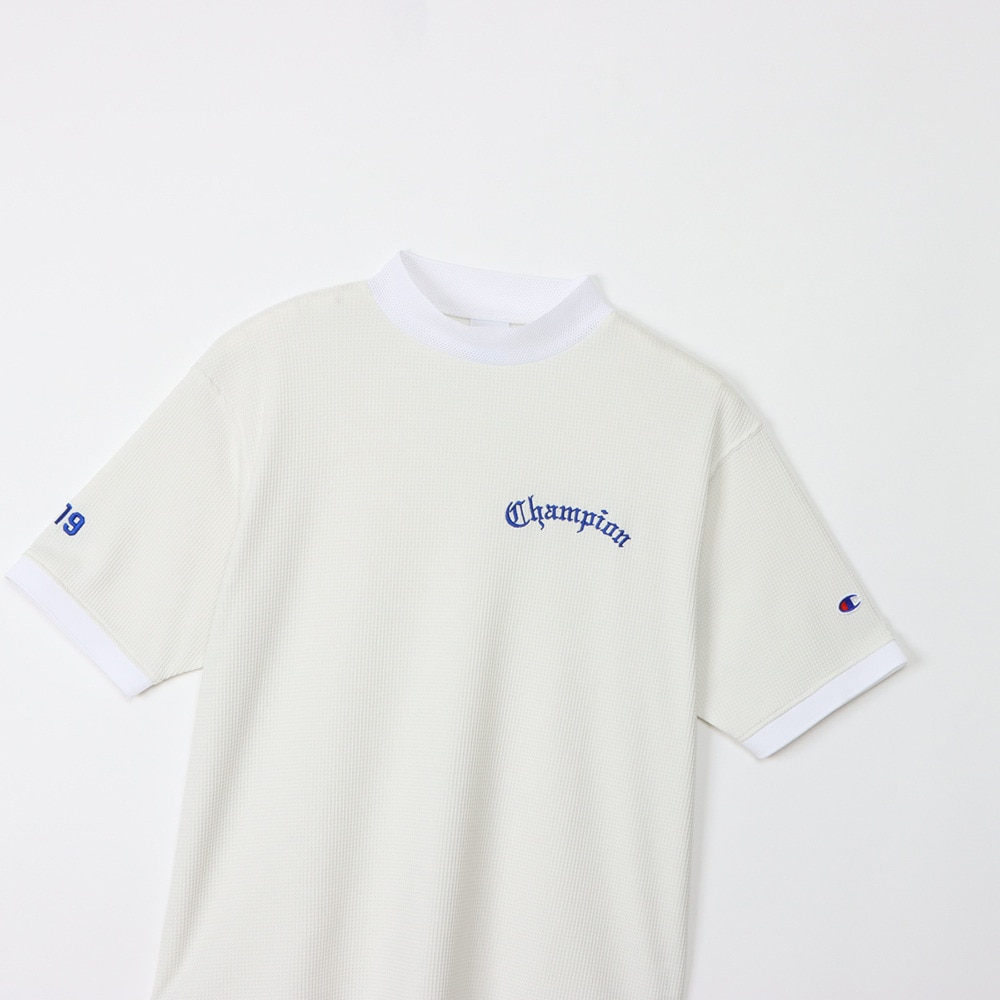 チャンピオン（CHAMPION）（メンズ）ゴルフウェア 速乾 遮熱 半袖 モックネックシャツ C3-BG303 020