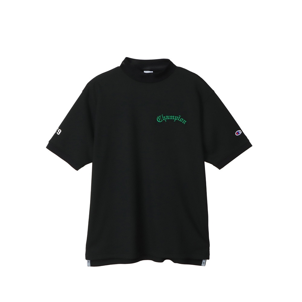 チャンピオン（CHAMPION）（メンズ）ゴルフウェア 速乾 遮熱 半袖 モックネックシャツ C3-BG303 090