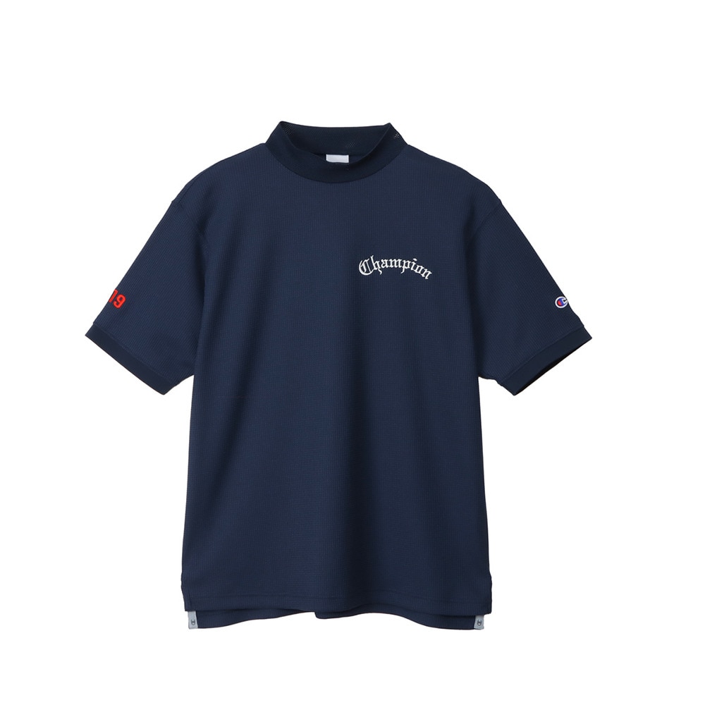 チャンピオン（CHAMPION）（メンズ）ゴルフウェア 速乾 遮熱 半袖 モックネックシャツ C3-BG303 370