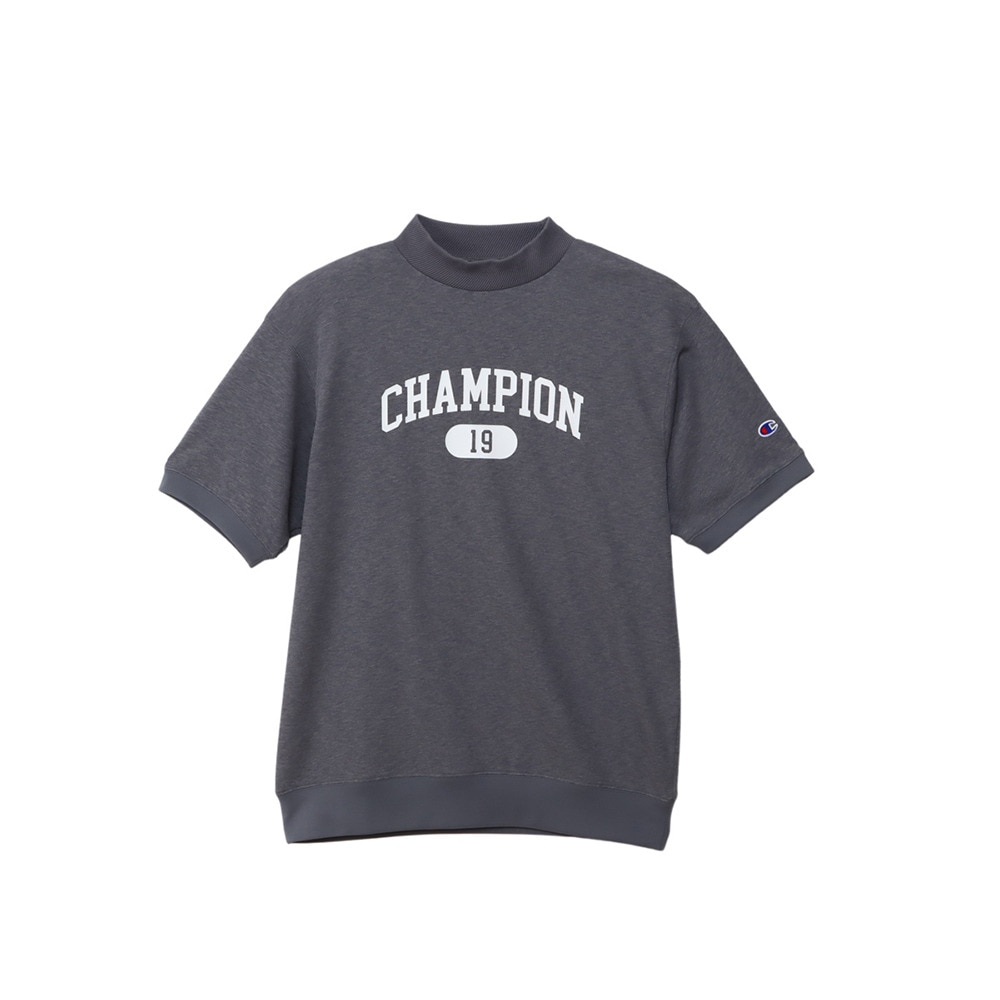 チャンピオン（CHAMPION）（メンズ）ゴルフウェア 速乾 半袖 モックネックシャツ C3-BG304 080