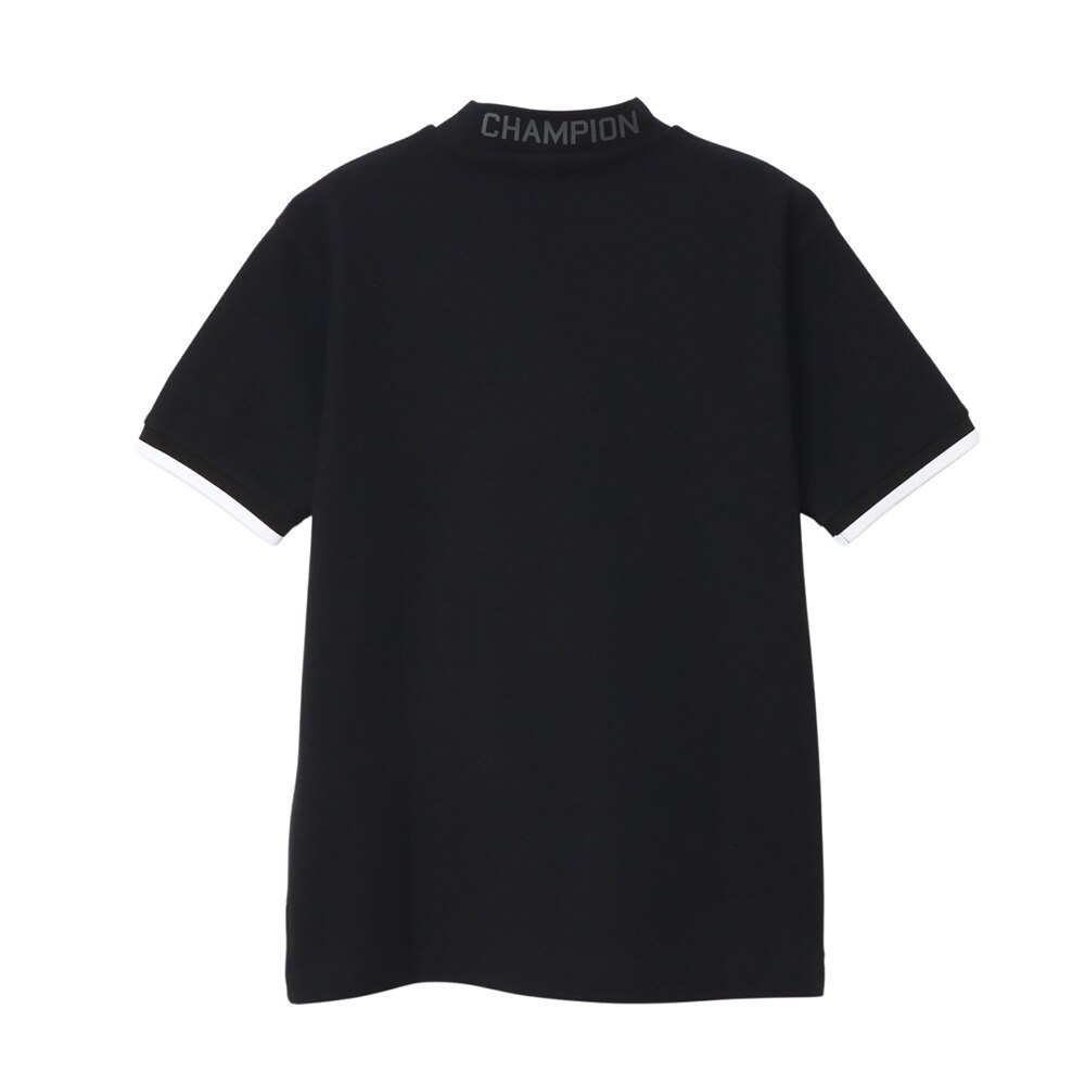 チャンピオン（CHAMPION）（メンズ）ゴルフウェア 吸汗速乾 半袖モックネックシャツ C3-BG306 090
