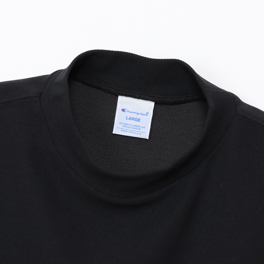 チャンピオン（CHAMPION）（メンズ）ゴルフウェア 吸汗速乾 半袖モックネックシャツ C3-BG306 090