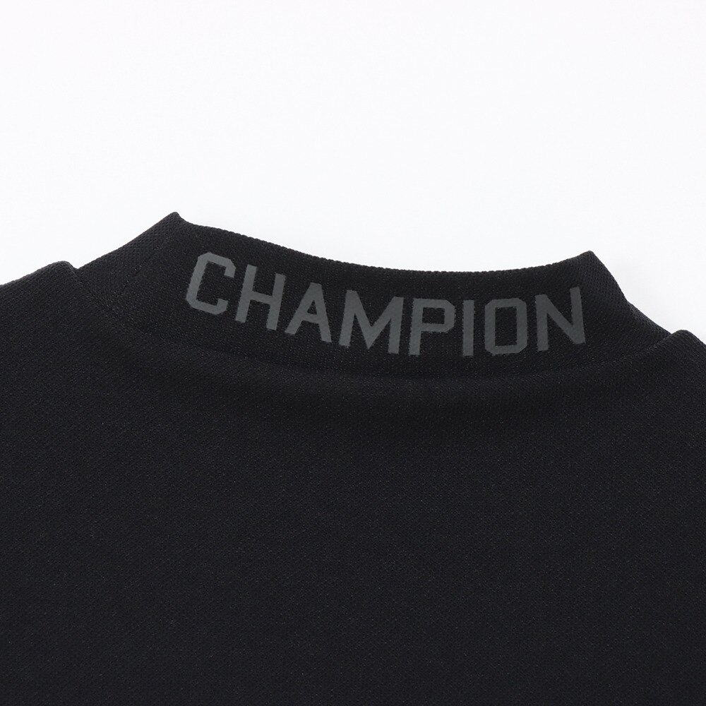 チャンピオン（CHAMPION）（メンズ）ゴルフウェア 吸汗速乾 半袖モックネックシャツ C3-BG306 090