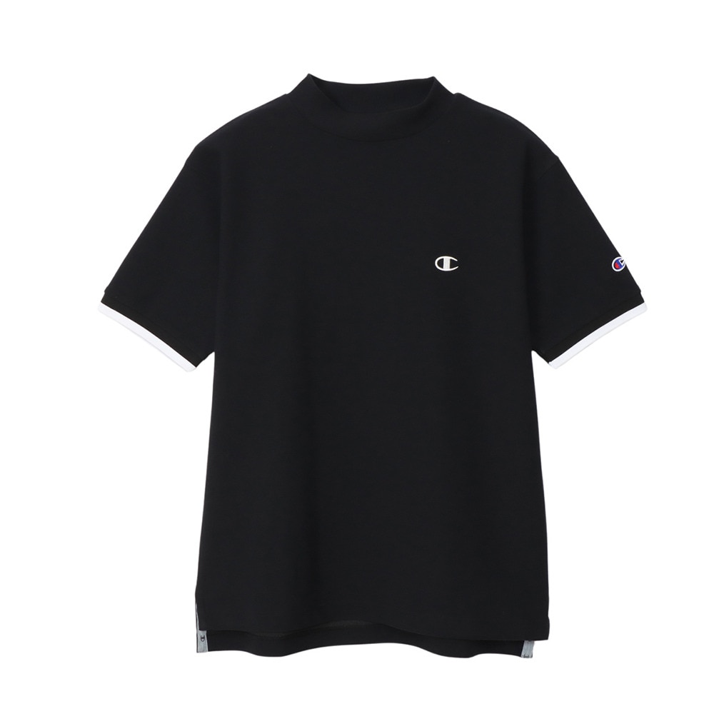 チャンピオン（CHAMPION）（メンズ）ゴルフウェア 吸汗速乾 半袖モックネックシャツ C3-BG306 090