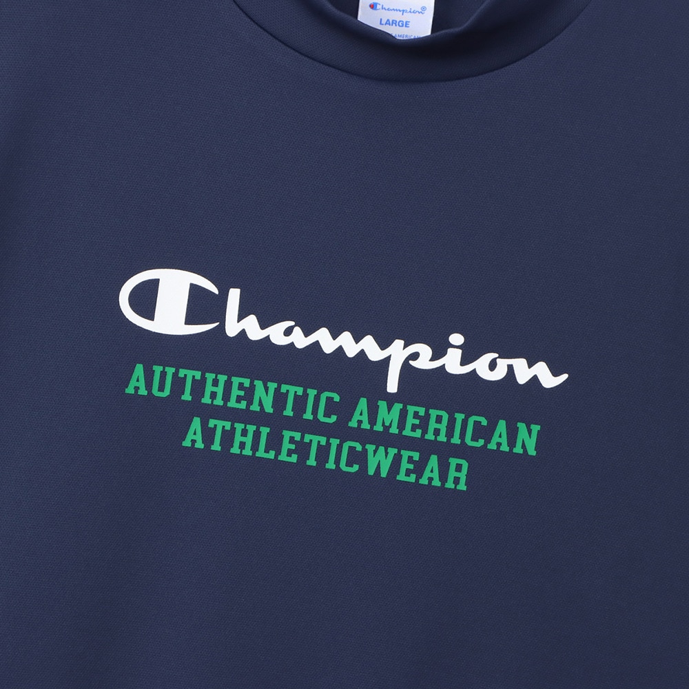 チャンピオン（CHAMPION）（メンズ）ゴルフウェア 吸汗速乾 遮熱 半袖モックネックシャツ C3-BG310 370