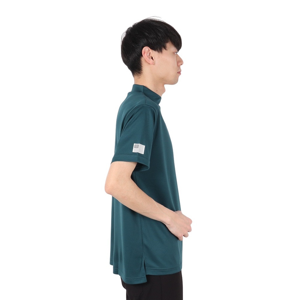 チャンピオン（CHAMPION）（メンズ）ゴルフウェア 速乾 半袖 モックネックシャツ C3-BG323 540