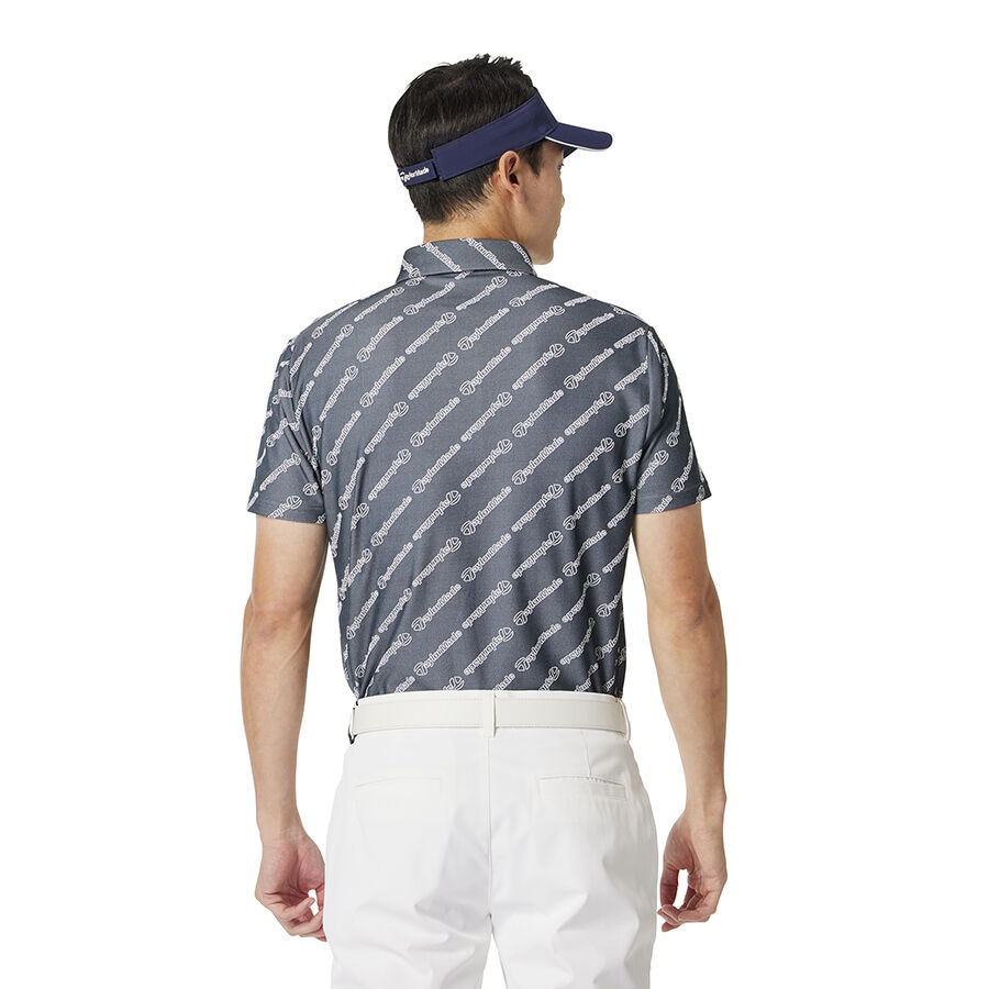 テーラーメイド（TAYLORMADE）（メンズ）ゴルフウェア 吸汗速乾 ダイアゴナルジャガード 半袖ポロシャツ M13141-UN614