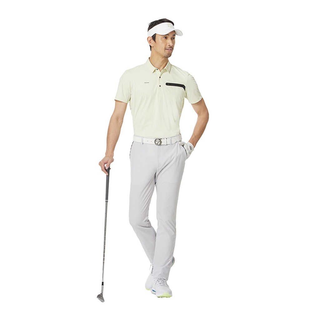 テーラーメイド（TAYLORMADE）（メンズ）ゴルフウェア 吸汗速乾 遮熱 ラインド 半袖ポロシャツ M13205-UN632