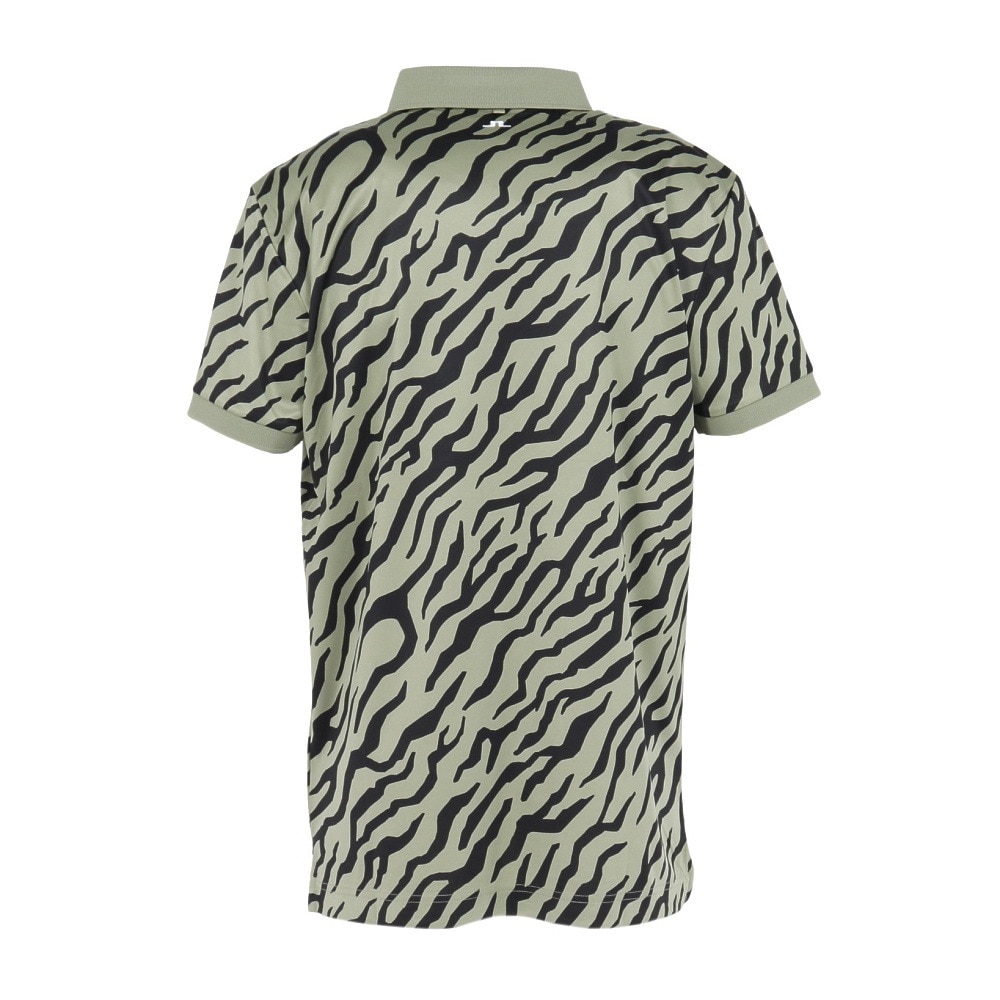 J.LINDEBERG（J.LINDEBERG）（メンズ）ゴルフウェア 速乾 Tour Tech プリント 半袖ポロシャツ 071-23241-025