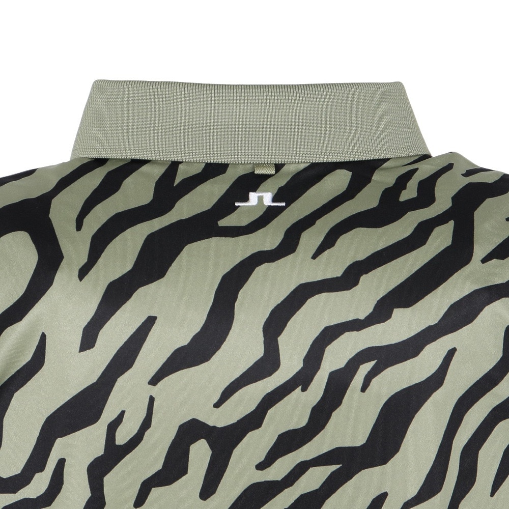 J.LINDEBERG（J.LINDEBERG）（メンズ）ゴルフウェア 速乾 Tour Tech プリント 半袖ポロシャツ 071-23241-025