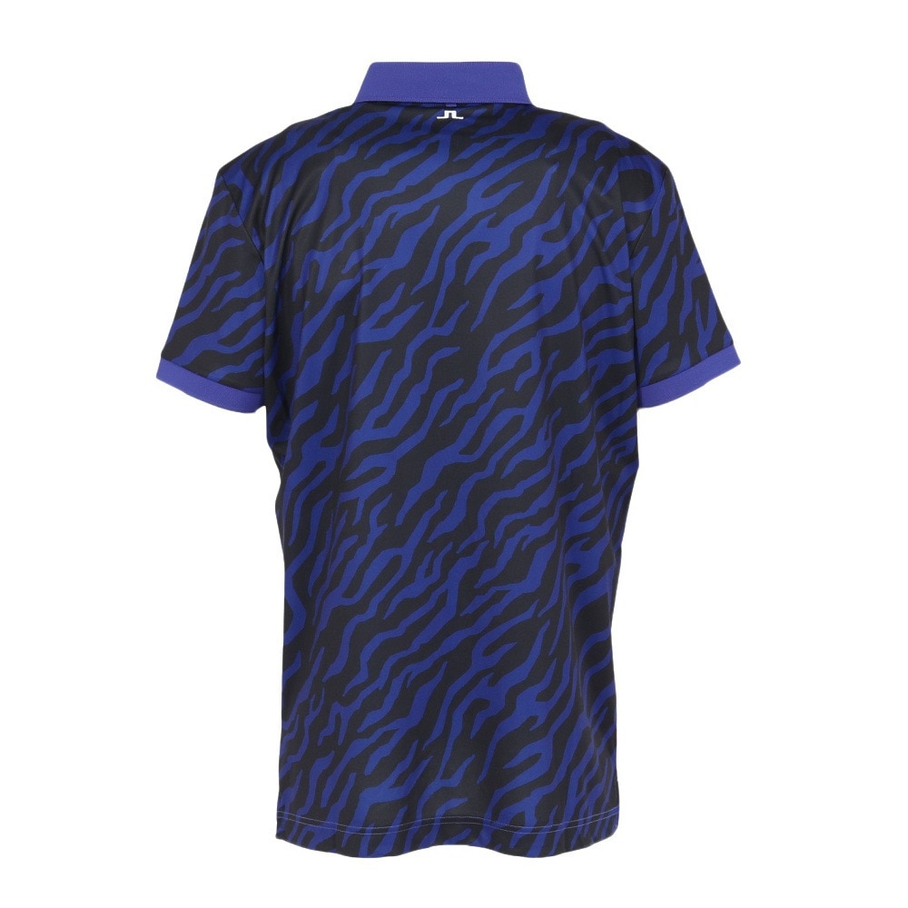 J.LINDEBERG（J.LINDEBERG）（メンズ）ゴルフウェア 速乾 Tour Tech プリント 半袖ポロシャツ 071-23241-096