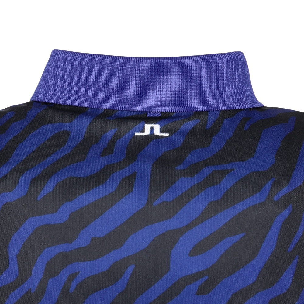 J.LINDEBERG（J.LINDEBERG）（メンズ）ゴルフウェア 速乾 Tour Tech プリント 半袖ポロシャツ 071-23241-096