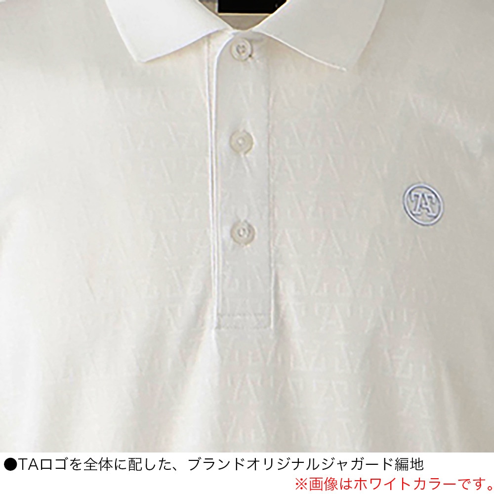 トミーアーマー（Tommy Armour）（メンズ）ゴルフウェア 吸汗速乾 ジャガードポロシャツ TANB25S030004 BLK