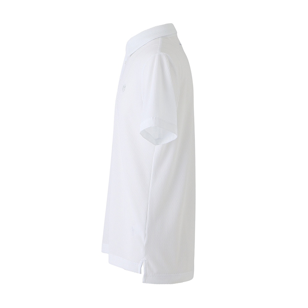 トミーアーマー（Tommy Armour）（メンズ）ゴルフウェア 接触冷感 ハニカムメッシュ 半袖ポロシャツ TANB25S030007 WHT