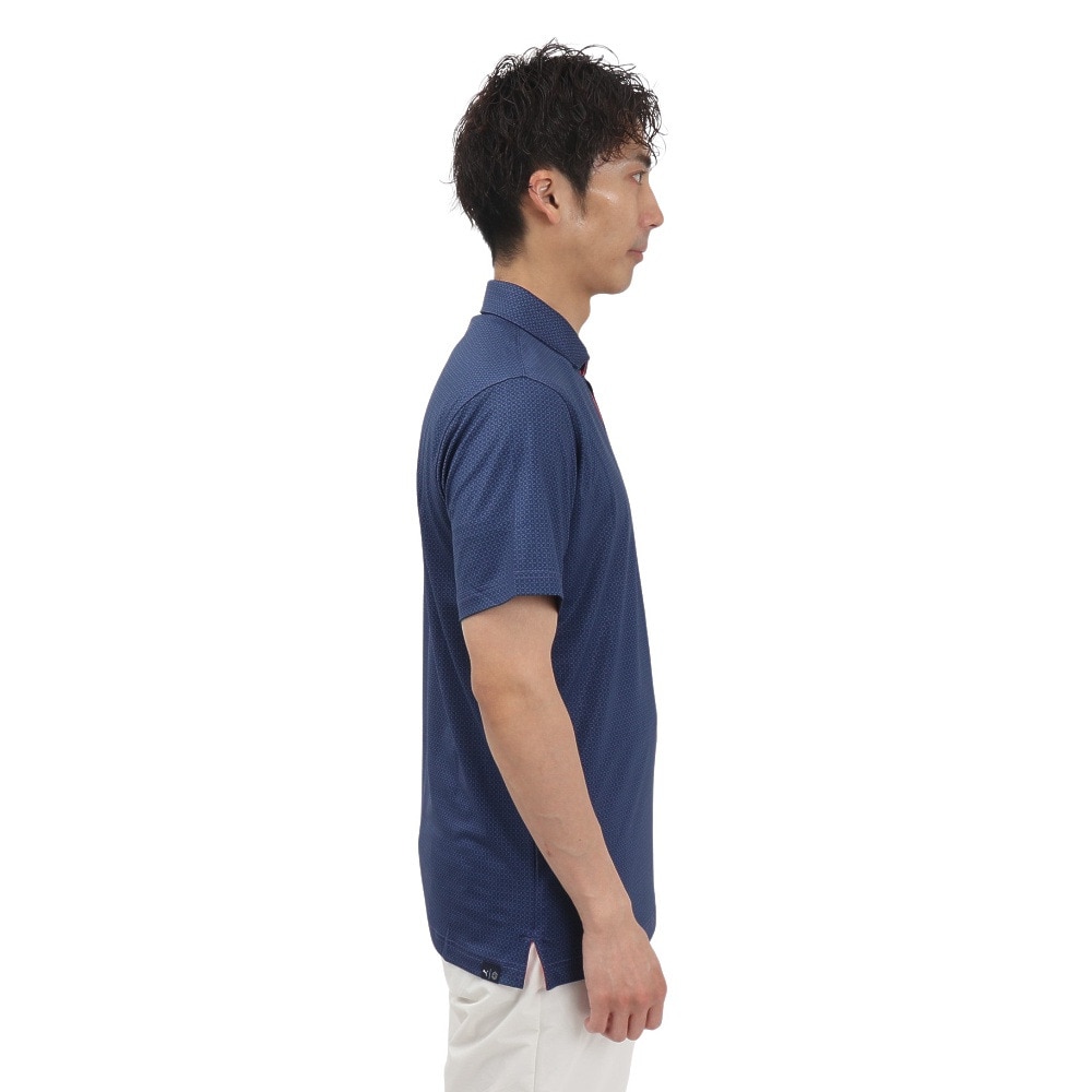 プーマ（PUMA）（メンズ）ゴルフウェア MATTR TILE 半袖 ポロシャツ 631989-01