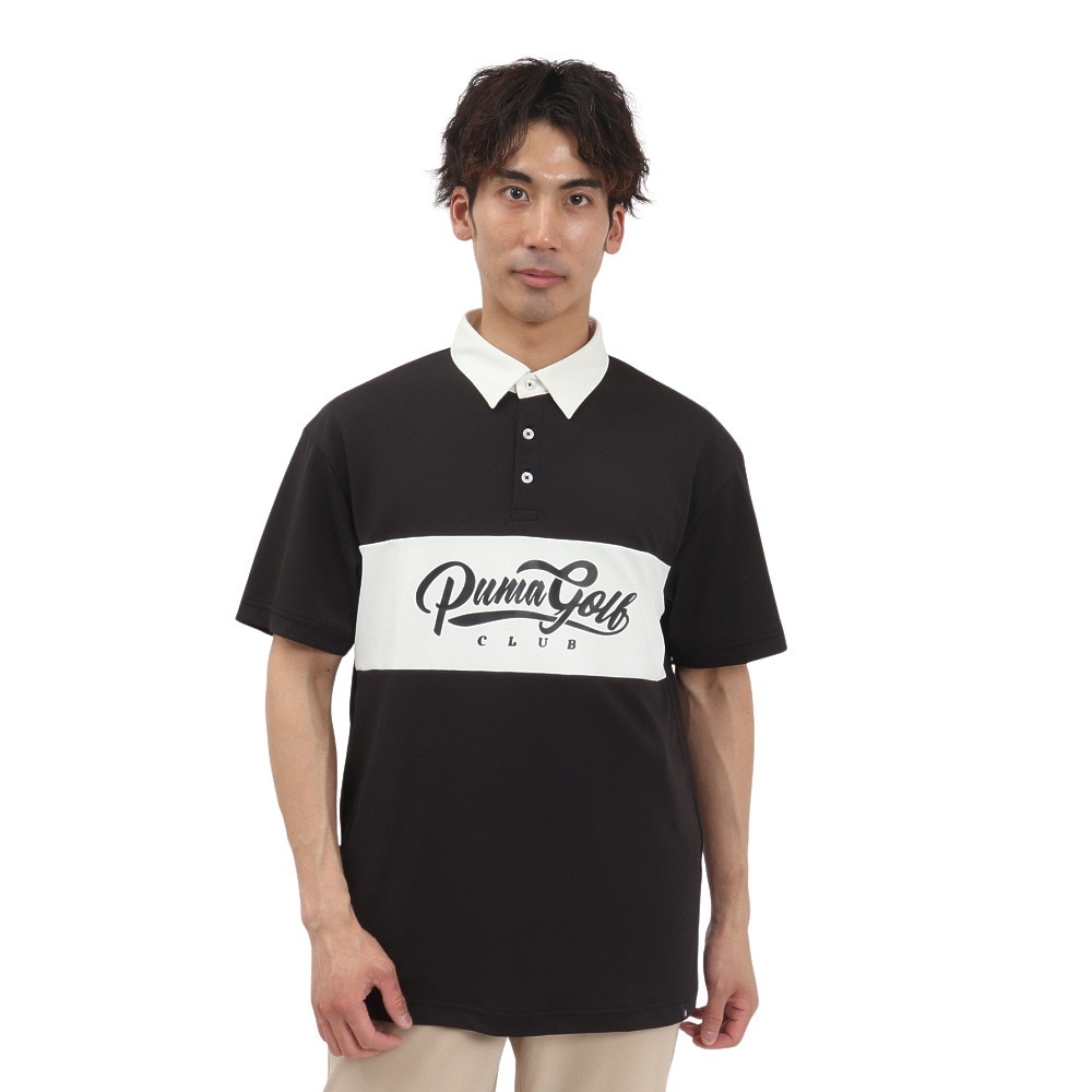プーマ（PUMA）（メンズ）ゴルフウェア 吸汗速乾 半袖 ポロシャツ 635491-01