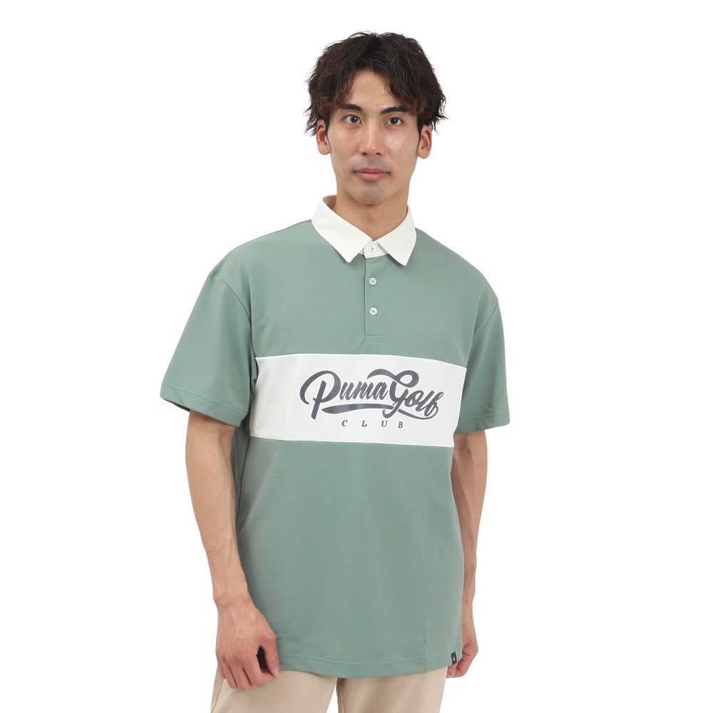 プーマ（PUMA）（メンズ）ゴルフウェア 吸汗速乾 半袖 ポロシャツ 635491-02