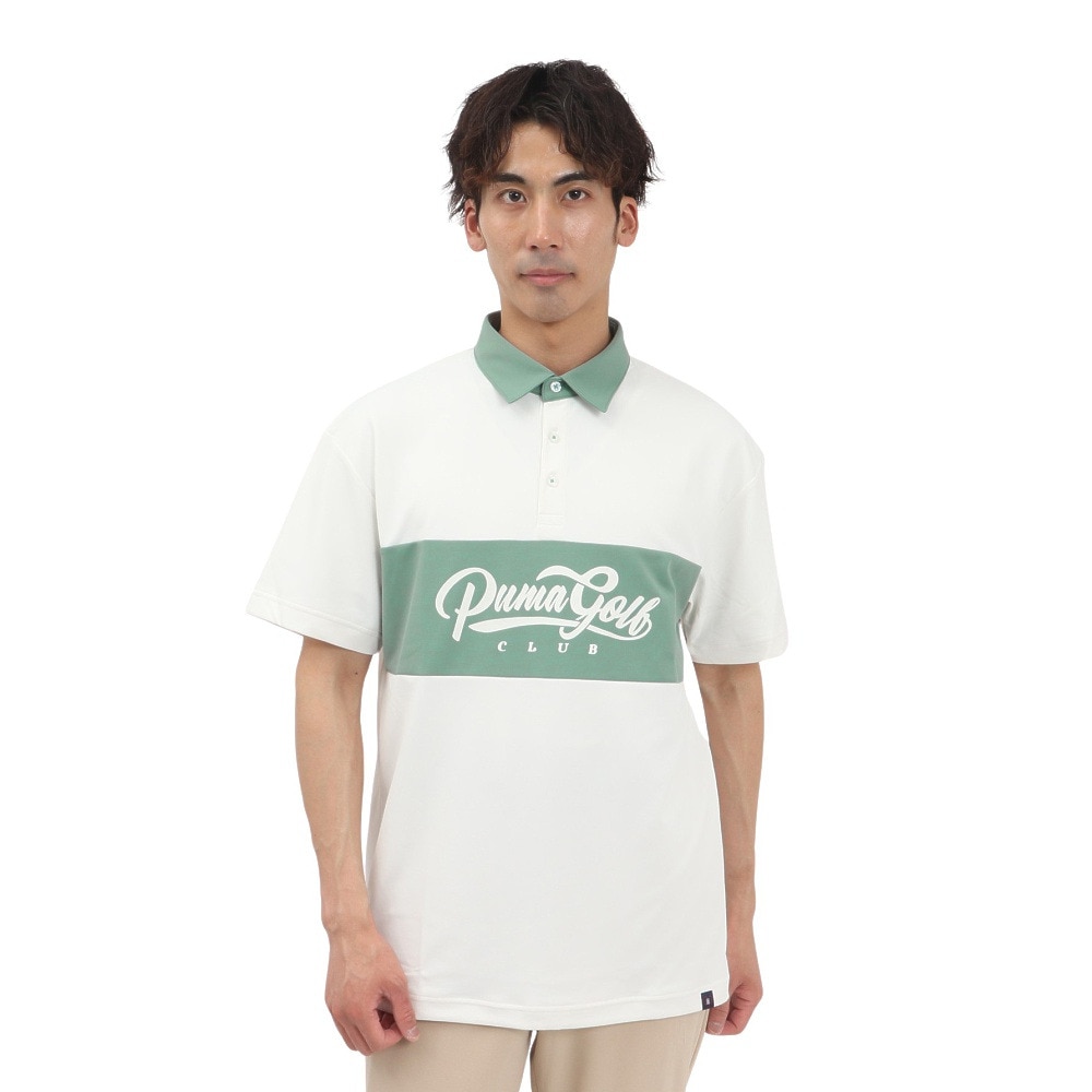 プーマ（PUMA）（メンズ）ゴルフウェア 吸汗速乾 半袖 ポロシャツ 635491-04
