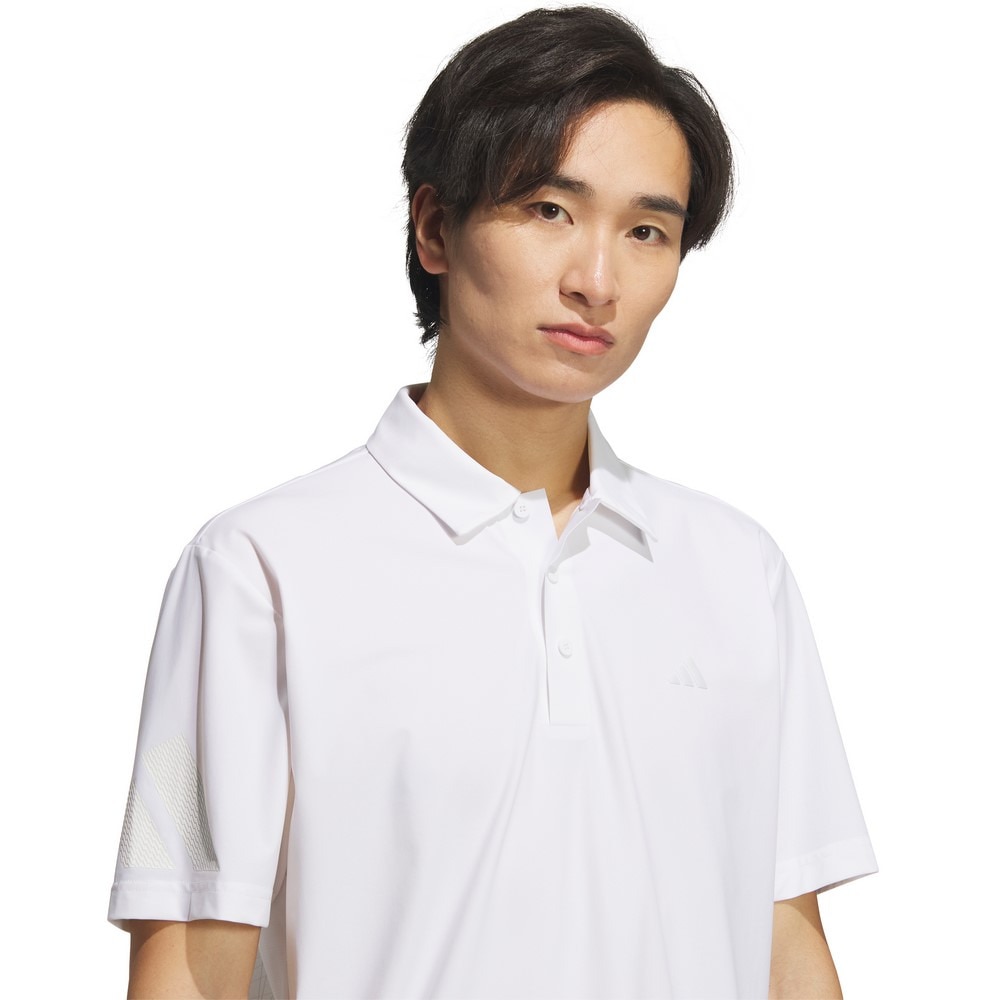 アディダス（adidas）（メンズ）ゴルフウェア アディゼロ バックプリント 半袖シャツ KTN21-JE8287W