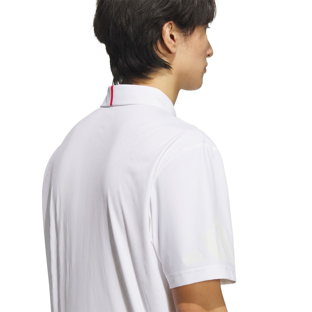アディダス（adidas）（メンズ）ゴルフウェア アディゼロ バックプリント 半袖シャツ KTN21-JE8287W