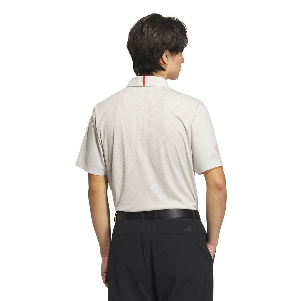 アディダス（adidas）（メンズ）ゴルフウェア アディゼロ バックプリント 半袖シャツ KTN21-JF8555ALM