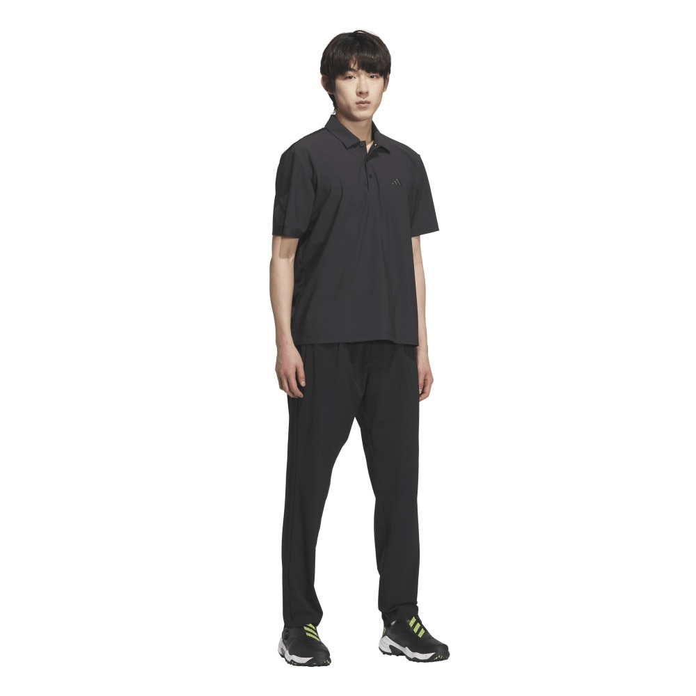 アディダス（adidas）（メンズ）アディゼロ バックプリント 半袖シャツ KTN21-JF8556BLK