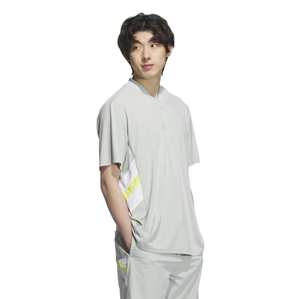 アディダス（adidas）（メンズ）ゴルフウェア ビヨンド ザ コース ルーズフィットスキッパー半袖ポロ  KTN40-JG1372SLV
