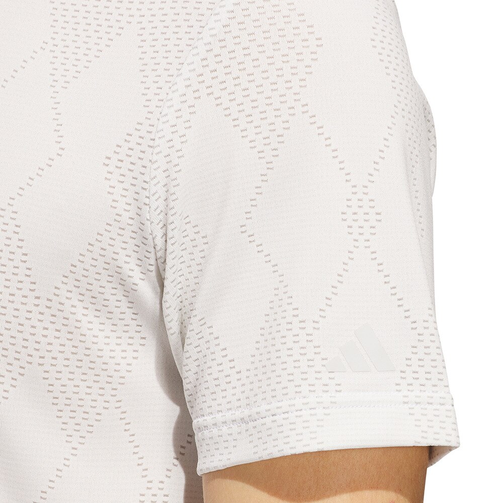 アディダス（adidas）（メンズ）ゴルフウェア メッシュアーガイル 半袖シャツ KUH63-JF4903W