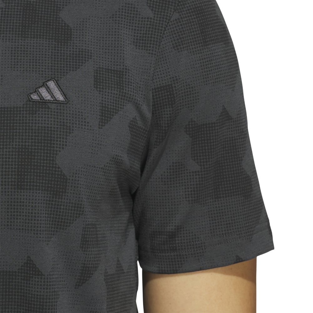 アディダス（adidas）（メンズ）ゴルフウェア ビヨンド ザ コース グラデーショングラフィック 半袖シャツ KUH74-JM5596BLK