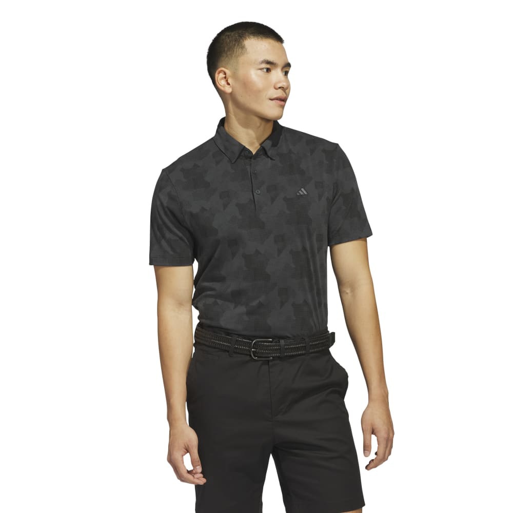 アディダス（adidas）（メンズ）ゴルフウェア ビヨンド ザ コース グラデーショングラフィック 半袖シャツ KUH74-JM5596BLK