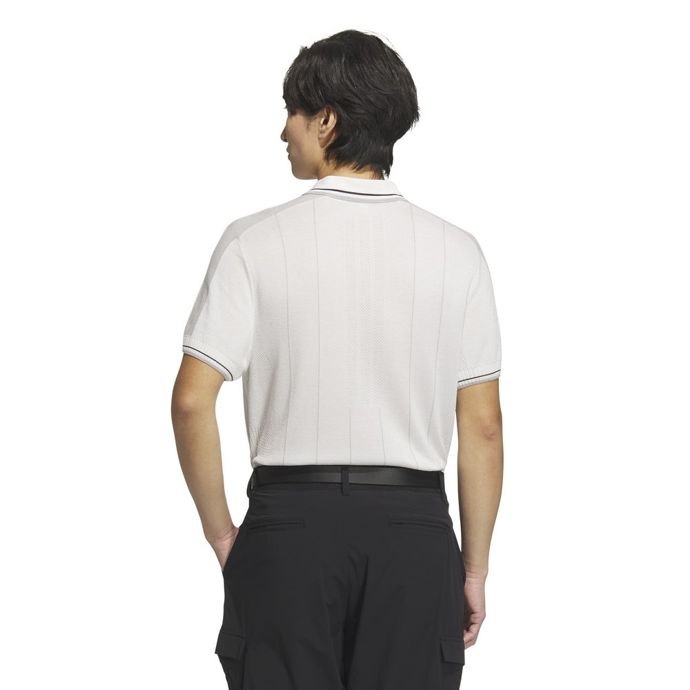 アディダス（adidas）（メンズ）ゴルフウェア ビヨンド ザ コース ルーズフィット ニット半袖ポロシャツ KUK52-JE8308W