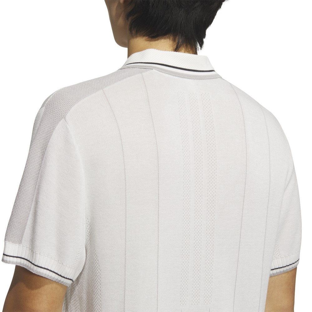 アディダス（adidas）（メンズ）ゴルフウェア ビヨンド ザ コース ルーズフィット ニット半袖ポロシャツ KUK52-JE8308W