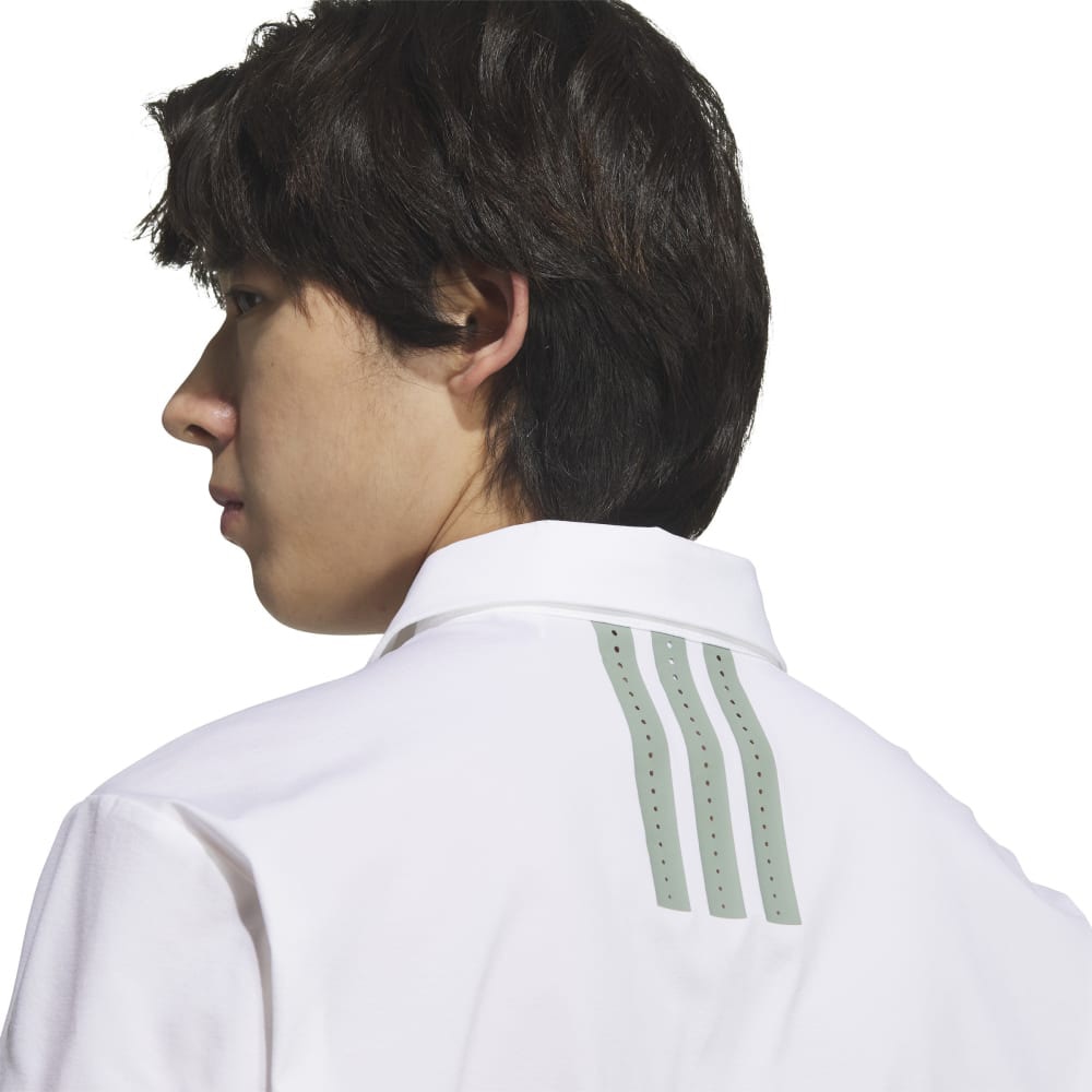 アディダス（adidas）（メンズ）ゴルフウェア 吸汗速乾 アディゼロ ツイストニット ベンチレーション 半袖シャツ KUK74-JE8331W