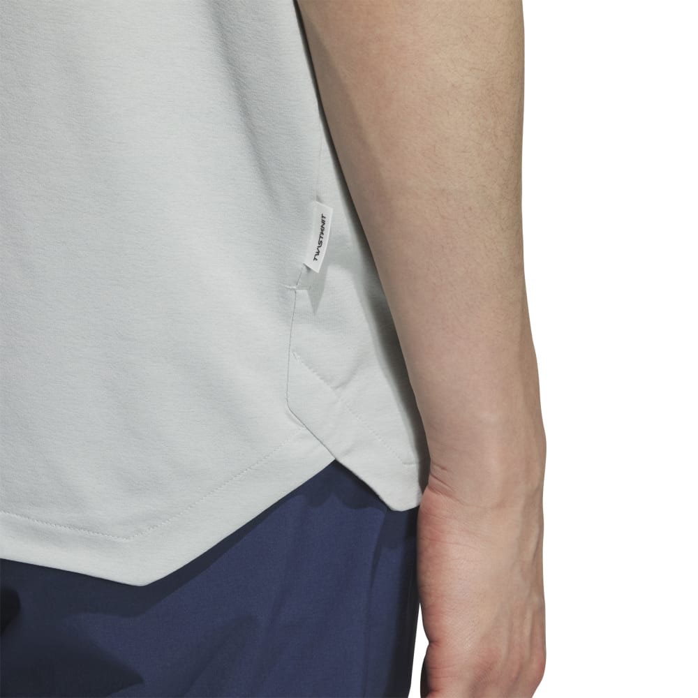 アディダス（adidas）（メンズ）ゴルフウェア 吸汗速乾 アディゼロ ツイストニット ベンチレーション 半袖シャツ KUK74-JG1318SLV
