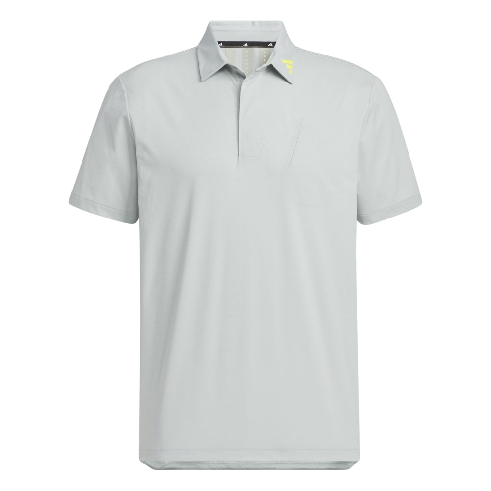 アディダス（adidas）（メンズ）ゴルフウェア 吸汗速乾 アディゼロ ツイストニット ベンチレーション 半袖シャツ KUK74-JG1318SLV